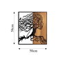 Wallity Tree Woman - 290 Escultura de pared Negro y Nogal